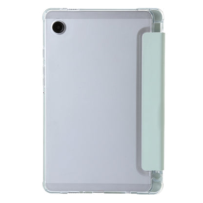3-Fold Clear Acrylic Leather Tablet Case