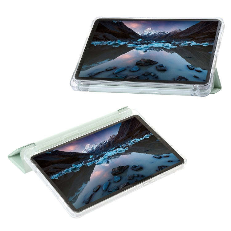 3-Fold Clear Acrylic Leather Tablet Case