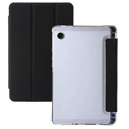 3-Fold Clear Acrylic Leather Tablet Case