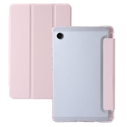 3-Fold Clear Acrylic Leather Tablet Case, For Samsung Galaxy Tab S10 FE / S9 FE / S9�������������...