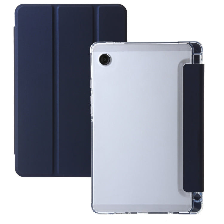 3-Fold Clear Acrylic Leather Tablet Case, For Samsung Galaxy Tab S10 FE / S9 FE / S9�������������...