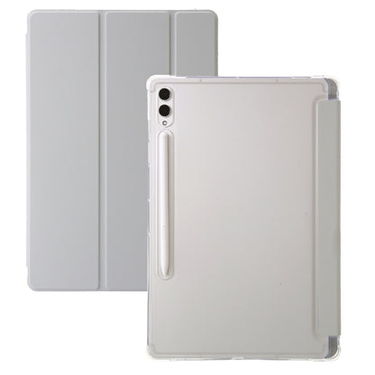 3-Fold Clear Acrylic Leather Tablet Case, For Samsung Galaxy Tab S10 FE / S9 FE / S9�������������...