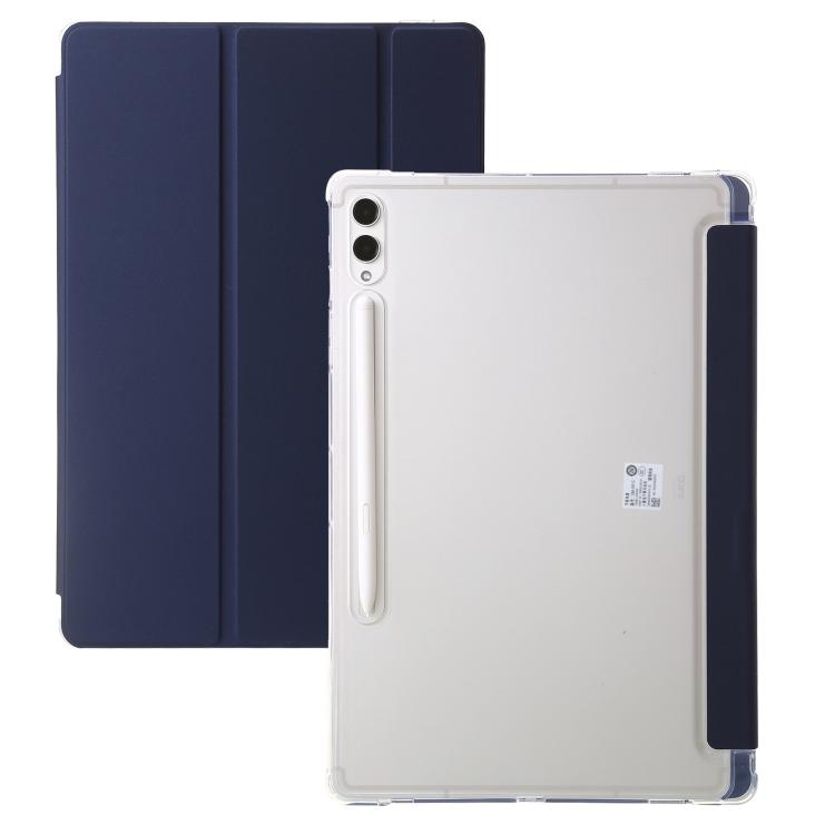 3-Fold Clear Acrylic Leather Tablet Case, For Samsung Galaxy Tab S10 FE / S9 FE / S9�������������...