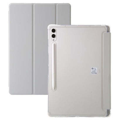 3-Fold Clear Acrylic Leather Tablet Case, For Samsung Galaxy Tab S10 FE / S9 FE / S9�������������...
