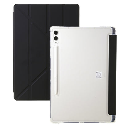 Clear Acrylic Deformation Leather Tablet Case, For Samsung Galaxy Tab S10 FE / S9 FE�������������...