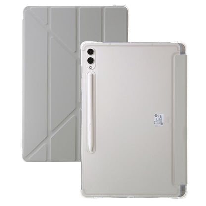 Clear Acrylic Deformation Leather Tablet Case, For Samsung Galaxy Tab S10 FE / S9 FE�������������...