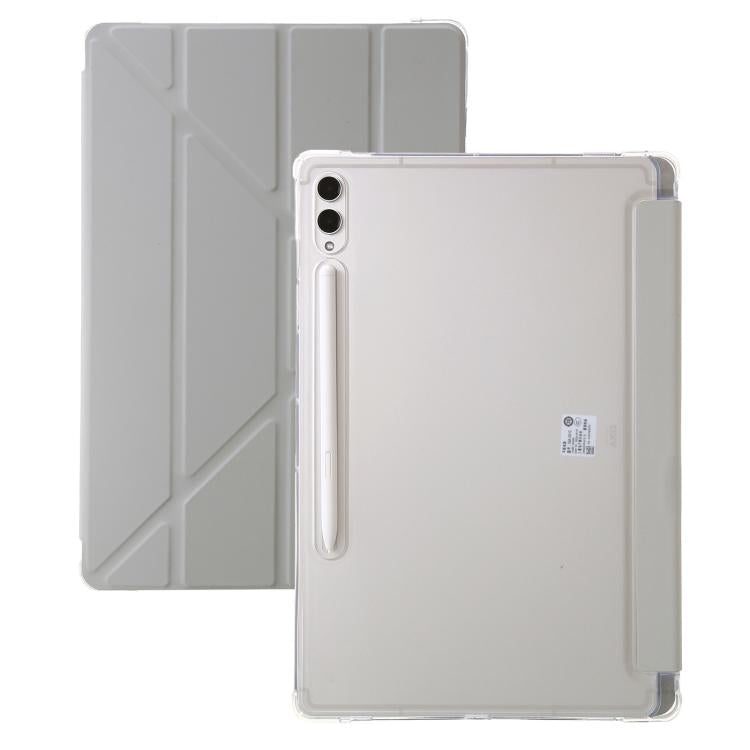 Clear Acrylic Deformation Leather Tablet Case, For Samsung Galaxy Tab S10 FE / S9 FE�������������...