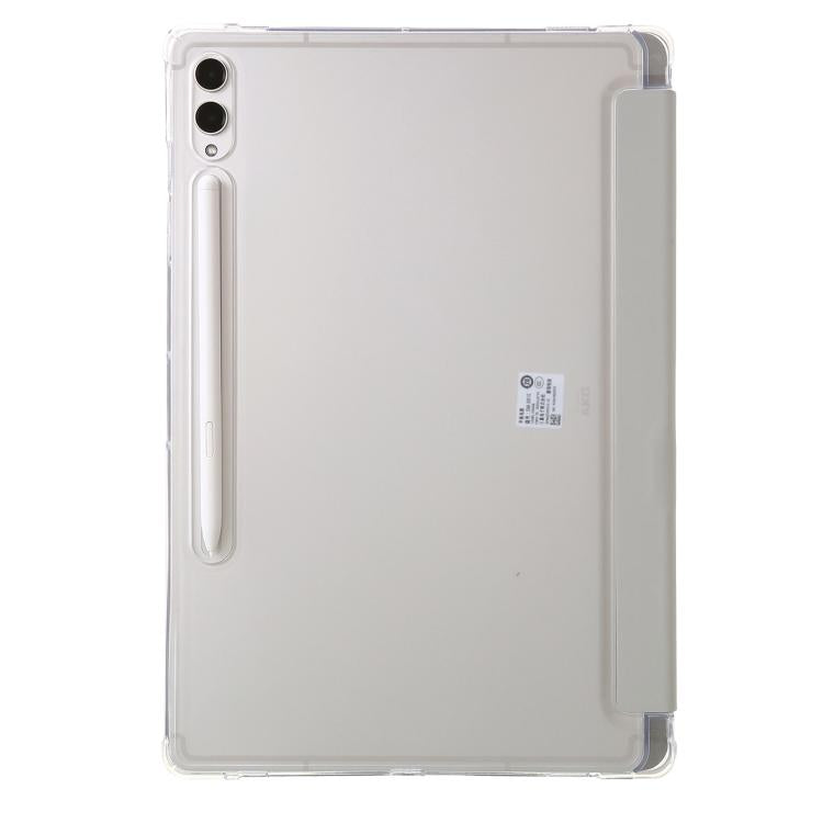 Clear Acrylic Deformation Leather Tablet Case, For Samsung Galaxy Tab S10 FE / S9 FE�������������...