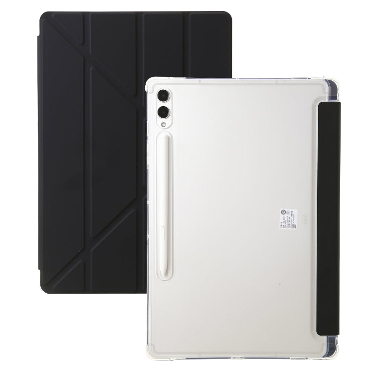 Clear Acrylic Deformation Leather Tablet Case, For Samsung Galaxy Tab S10 FE / S9 FE�������������...