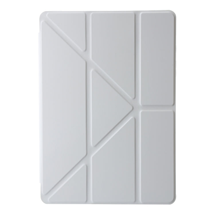 Clear Acrylic Deformation Leather Tablet Case