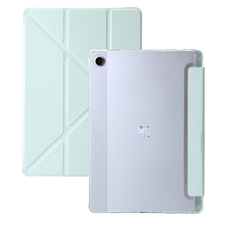 Clear Acrylic Deformation Leather Tablet Case, For Samsung Galaxy Tab S10 FE / S9 FE�������������...