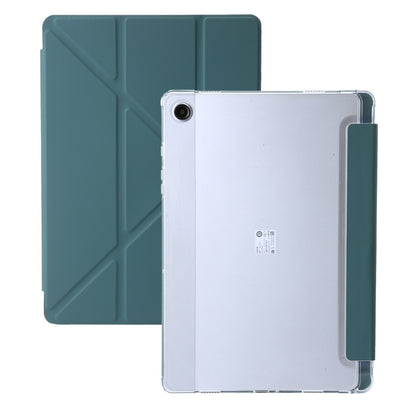 Clear Acrylic Deformation Leather Tablet Case, For Samsung Galaxy Tab S10 FE / S9 FE�������������...