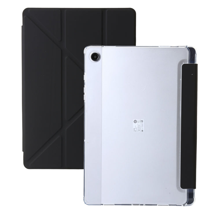Clear Acrylic Deformation Leather Tablet Case