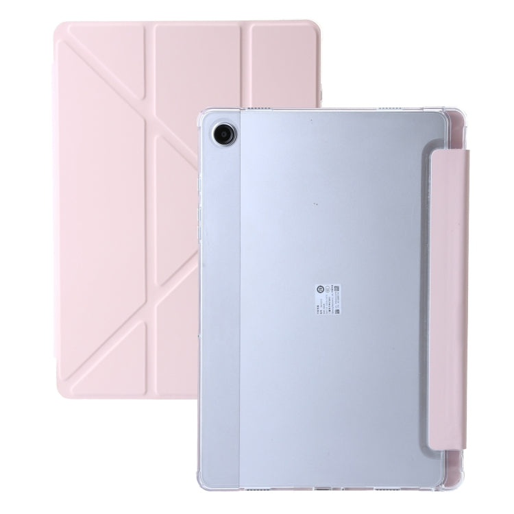 Clear Acrylic Deformation Leather Tablet Case, For Samsung Galaxy Tab S10 FE / S9 FE�������������...