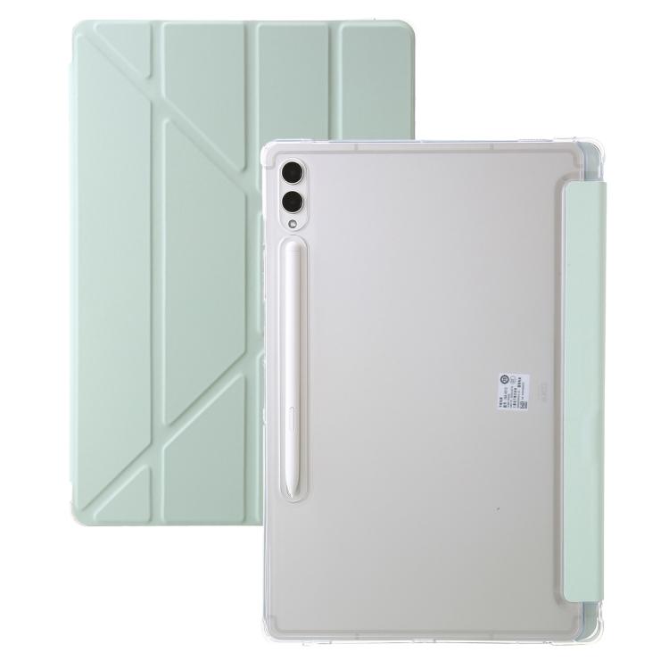 Clear Acrylic Deformation Leather Tablet Case, For Samsung Galaxy Tab S10 FE / S9 FE�������������...