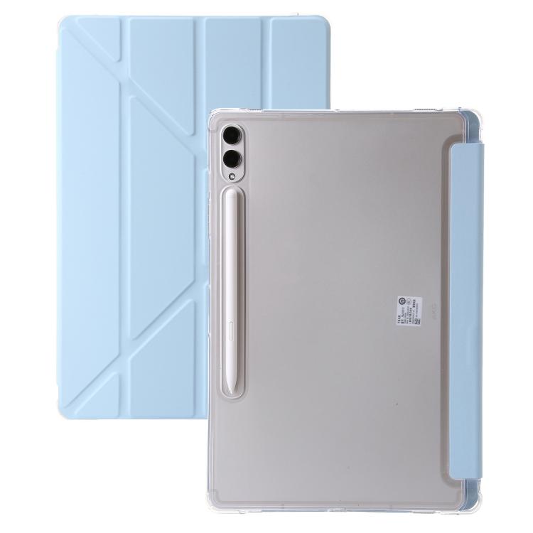 Clear Acrylic Deformation Leather Tablet Case, For Samsung Galaxy Tab S10 FE / S9 FE�������������...