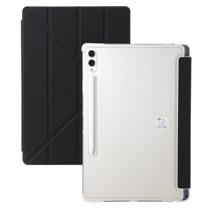 Clear Acrylic Deformation Leather Tablet Case, For Samsung Galaxy Tab S10 FE / S9 FE�������������...