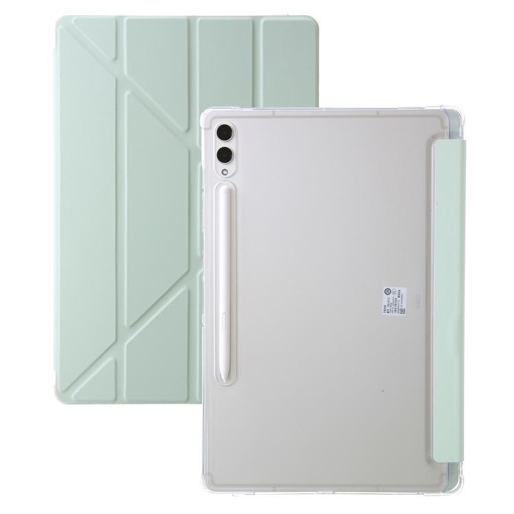 Clear Acrylic Deformation Leather Tablet Case