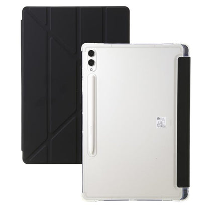 Clear Acrylic Deformation Leather Tablet Case