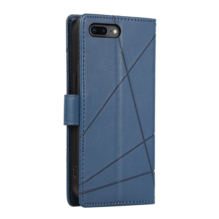 PU Genuine Leather Texture Embossed Line Phone Case