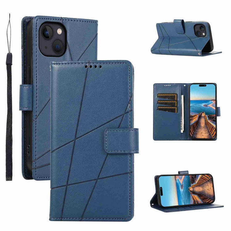 PU Genuine Leather Texture Embossed Line Phone Case