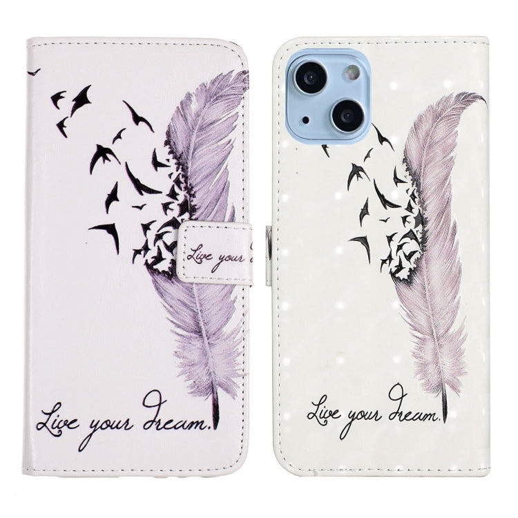 Oil Embossed 3D Drawing Leather Phone Case