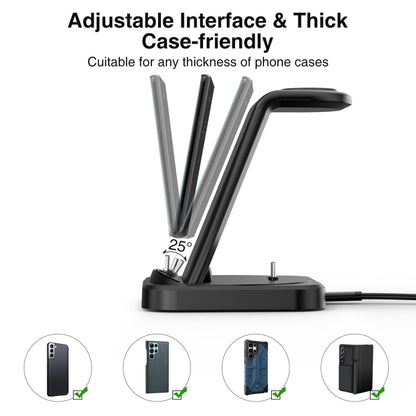 For Type-C Mobile Phones & Earphones / Samsung Watch Series 4 in 1 Wireless Charger Holder�������...