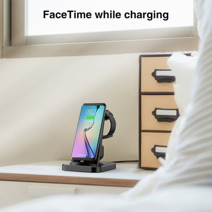 For Type-C Mobile Phones & Earphones / Samsung Watch Series 4 in 1 Wireless Charger Holder�������...