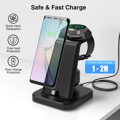 For Type-C Mobile Phones & Earphones / Samsung Watch Series 4 in 1 Wireless Charger Holder�������...