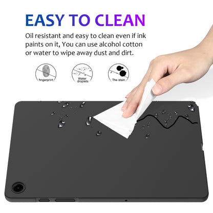 Pure Color Liquid Silicone Shockproof Tablet Case