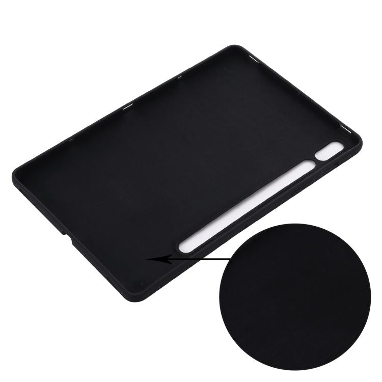 Pure Color Liquid Silicone Shockproof Tablet Case