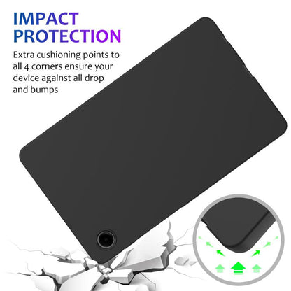 Pure Color Liquid Silicone Shockproof Tablet Case