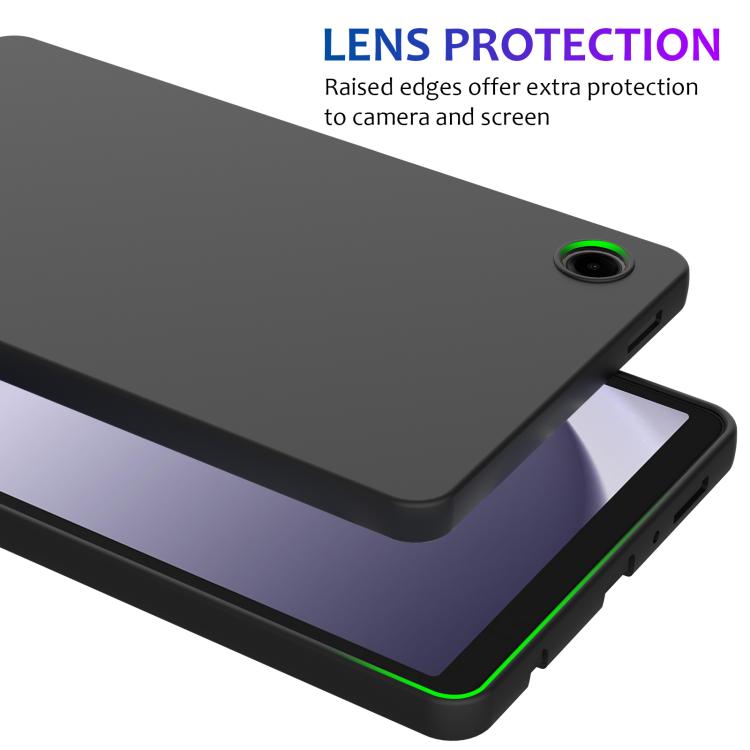 Pure Color Liquid Silicone Shockproof Tablet Case