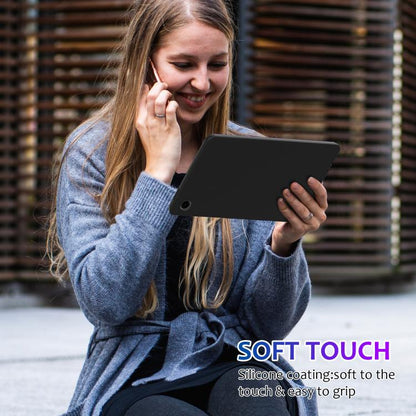 Pure Color Liquid Silicone Shockproof Tablet Case