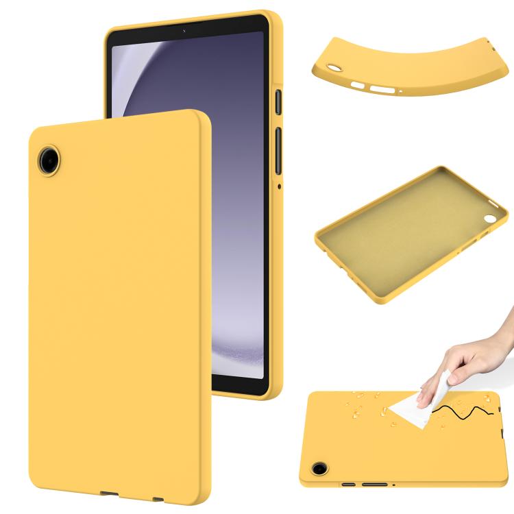 Pure Color Liquid Silicone Shockproof Tablet Case