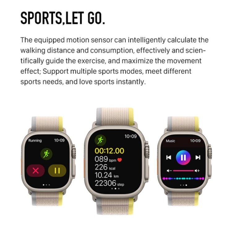 1.5 inch Silicone Band Smart Watch