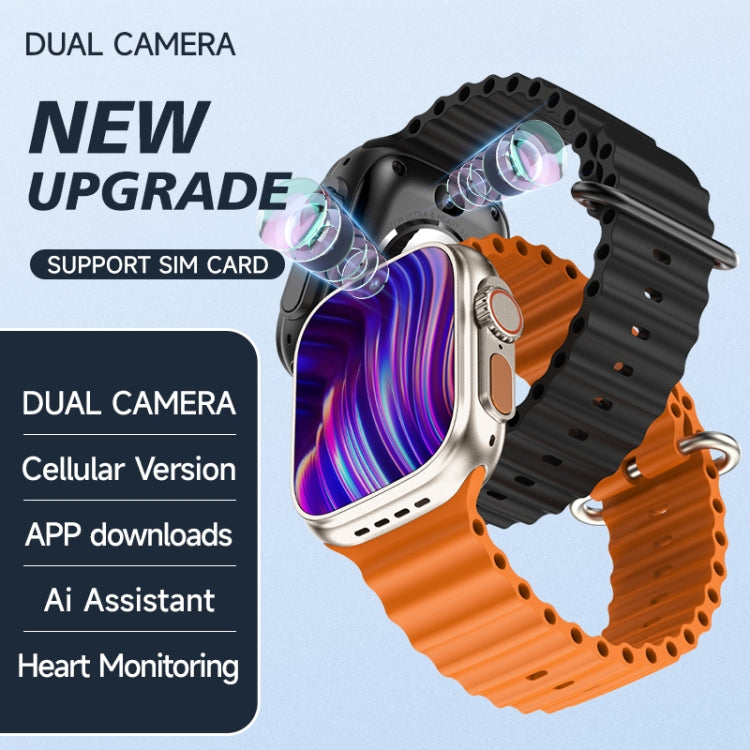 GS37 1.95 inch Screen Smart Phone Watch
