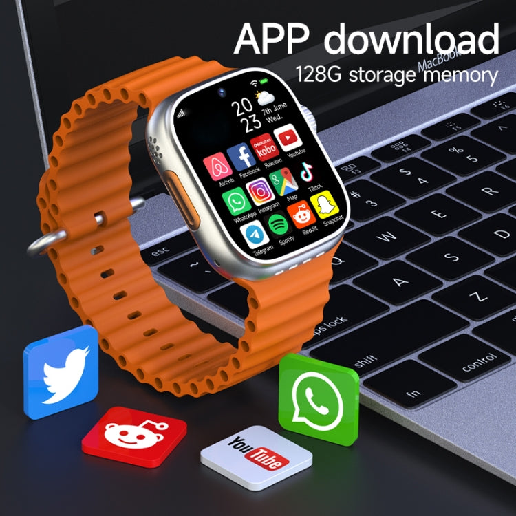 GS37 1.95 inch Screen Smart Phone Watch