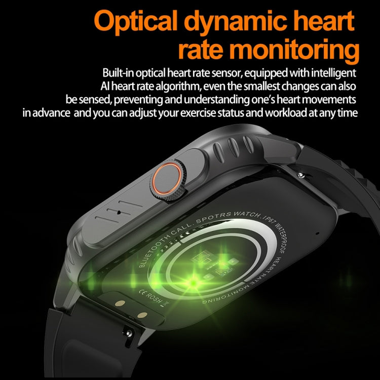 2.01 inch IP67 Waterproof Smart Watch