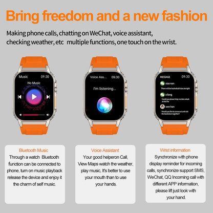 2.01 inch IP67 Waterproof Smart Watch
