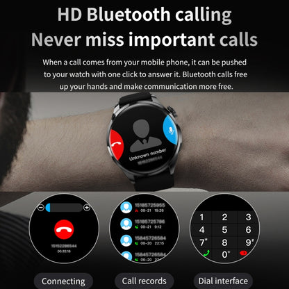 TM05 Pro Smart Bracelet, 1.46 inch Silicone Band IP67 Waterproof Smart Watch, Bluetooth Call / He...