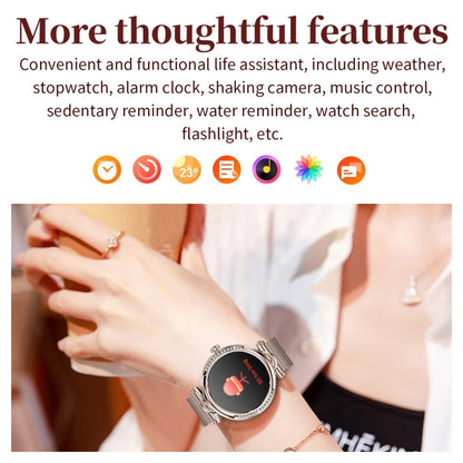CF32 1.27 inch Screen Lady Smart Watch, Support Female Physiology Monitoring & 100+ Sports Modes