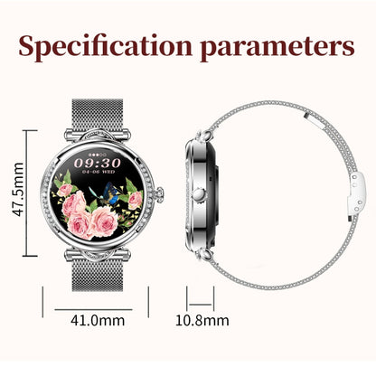 CF32 1.27 inch Screen Lady Smart Watch, Support Female Physiology Monitoring & 100+ Sports Modes