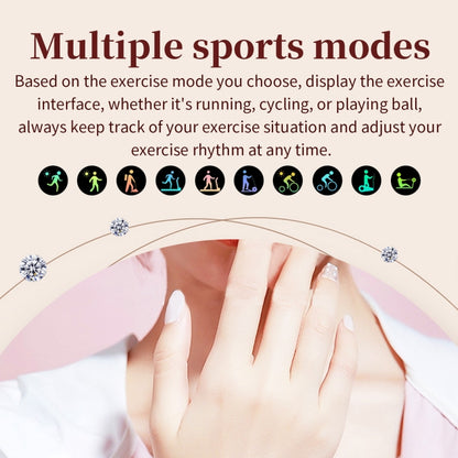 CF32 1.27 inch Screen Lady Smart Watch, Support Female Physiology Monitoring & 100+ Sports Modes
