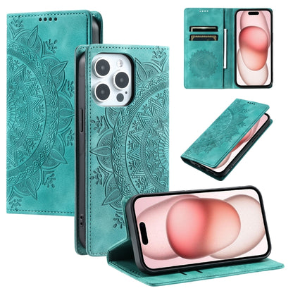 Totem Embossed Magnetic Leather Phone Case, For iPhone 16e, For iPhone 16 Pro Max, For iPhone 16 ...