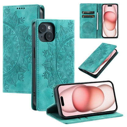 Totem Embossed Magnetic Leather Phone Case, For iPhone 16e, For iPhone 16 Pro Max, For iPhone 16 ...