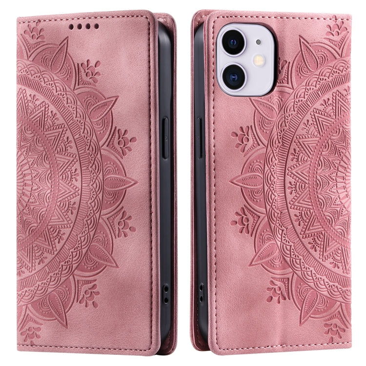 Totem Embossed Magnetic Leather Phone Case, For iPhone 13, For iPhone 13 mini��������������������...