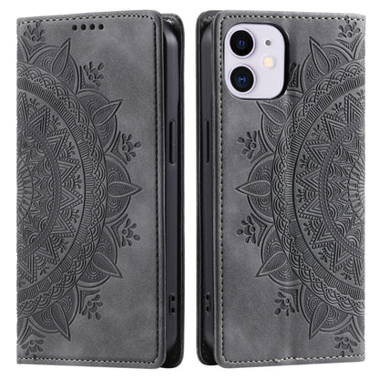Totem Embossed Magnetic Leather Phone Case, For iPhone 13, For iPhone 13 mini��������������������...