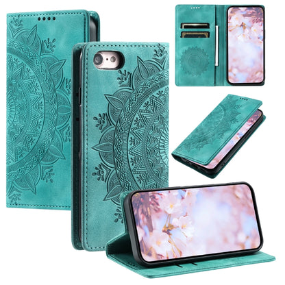Totem Embossed Magnetic Leather Phone Case, For iPhone 16e, For iPhone 16 Pro Max, For iPhone 16 ...