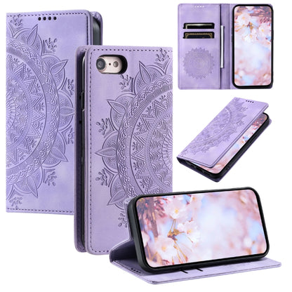 Totem Embossed Magnetic Leather Phone Case, For iPhone 16e, For iPhone 16 Pro Max, For iPhone 16 ...
